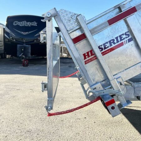 2025 N&N Trailers 7×14 14K Galvanized Hydraulic Dump Trailer - Image 3