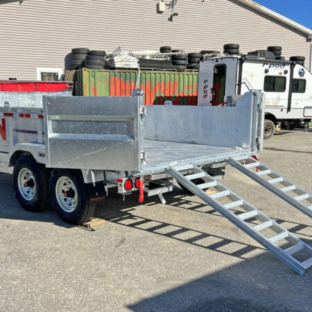2025 N&N Trailers 7×14 14K Galvanized Hydraulic Dump Trailer - Image 16
