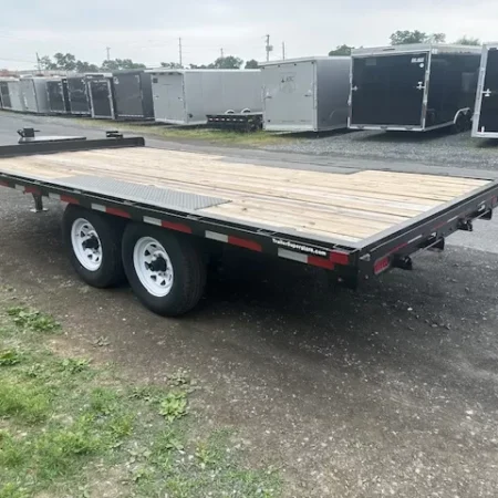 BWise 7 x 12 Equipment Trailer Single Axle Tilt Deck - Image 3
