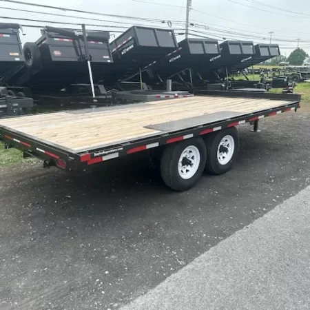 BWise 7 x 12 Equipment Trailer Single Axle Tilt Deck - Image 2