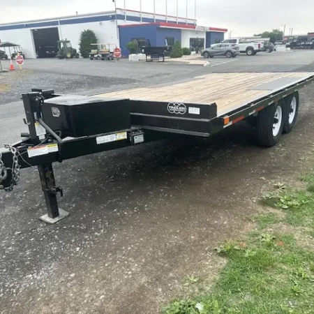 BWise 7 x 12 Equipment Trailer Single Axle Tilt Deck - Image 4