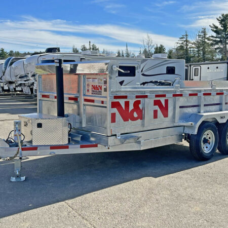 2025 N&N Trailers 7×14 14K Galvanized Hydraulic Dump Trailer - Image 20