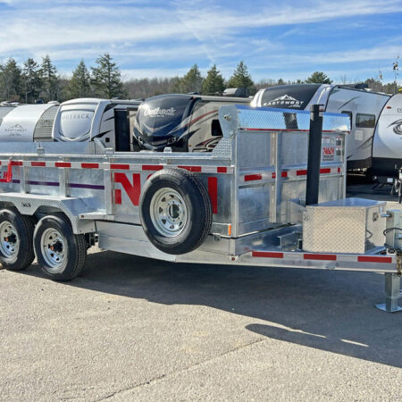 2025 N&N Trailers 7×14 14K Galvanized Hydraulic Dump Trailer - Image 8