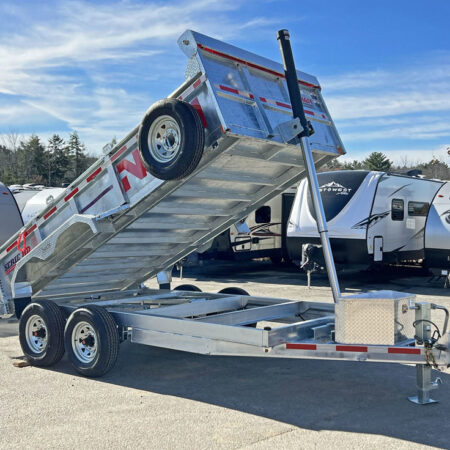 2025 N&N Trailers 7×14 14K Galvanized Hydraulic Dump Trailer - Image 7
