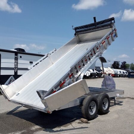 2026 Mission Trailers 7×16 14K Aluminum Hydraulic Dump - Image 9