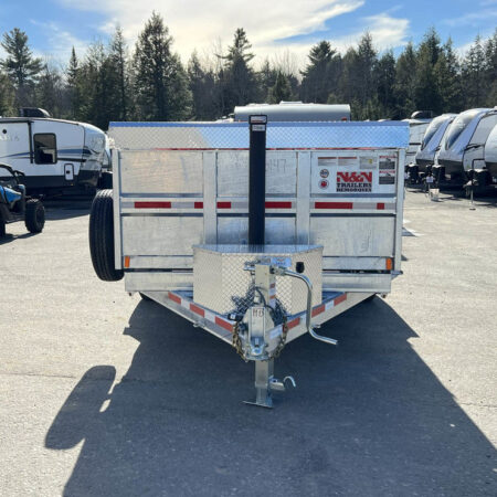 2025 N&N Trailers 7×14 14K Galvanized Hydraulic Dump Trailer - Image 6