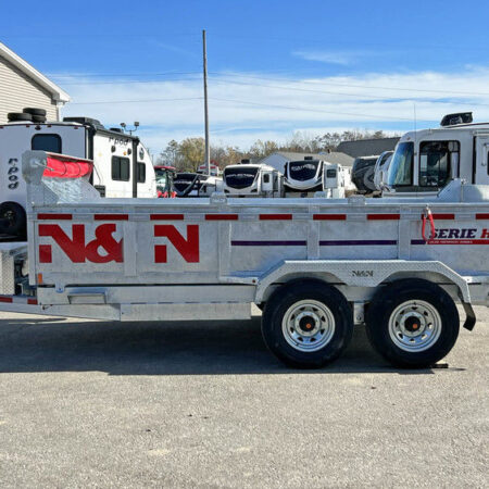 2025 N&N Trailers 7×14 14K Galvanized Hydraulic Dump Trailer - Image 18