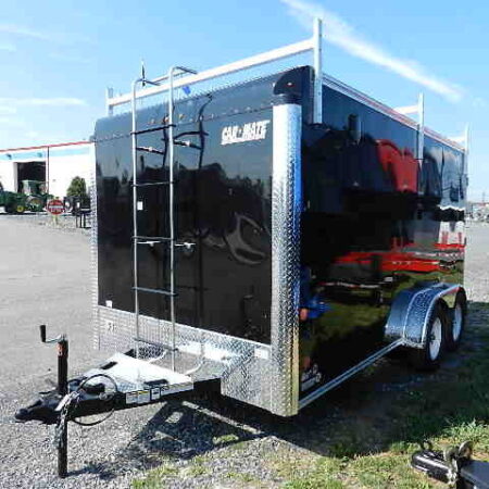 Car Mate 7 x 14 Enclosed Contractor Trailer - Image 4