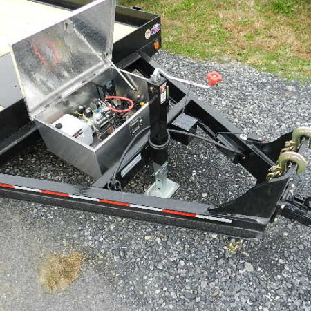 CAM Superline 7 x 20 Equipment Trailer Powered Tilt Deck - Image 2