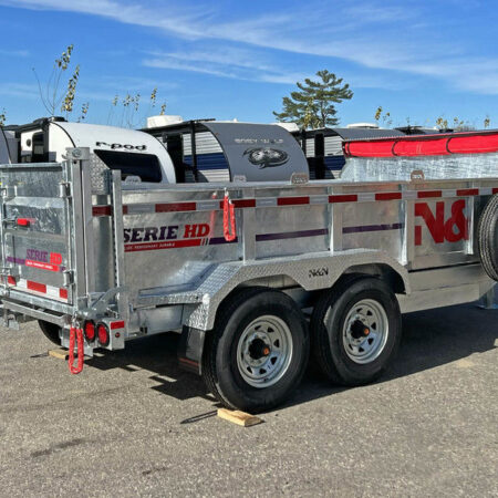 2025 N&N Trailers 7×14 14K Galvanized Hydraulic Dump Trailer - Image 13