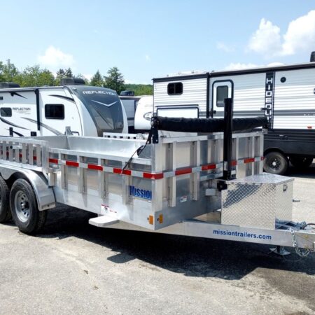 2026 Mission Trailers 7×16 14K Aluminum Hydraulic Dump - Image 8