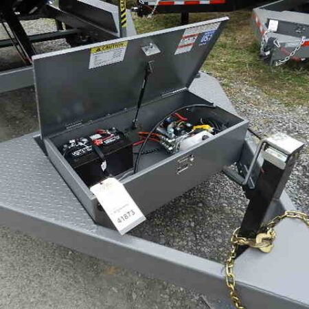 BWise 6 x 12 Low Profile Dump Trailer Combo Gate and Ramps - Image 2