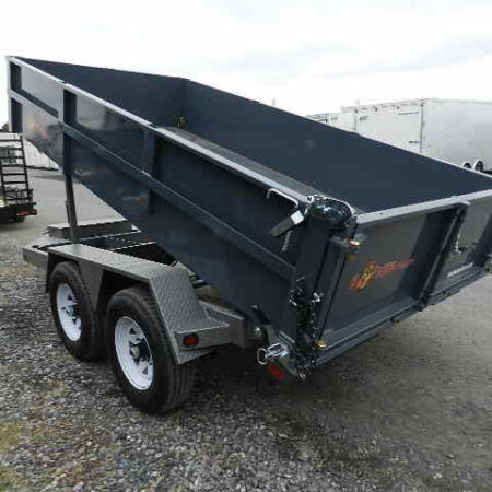 BWise 6 x 12 Low Profile Dump Trailer Combo Gate and Ramps - Image 6