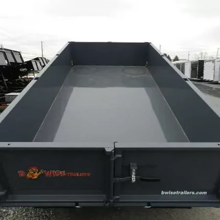 BWise 6 x 12 Low Profile Dump Trailer Combo Gate and Ramps - Image 7