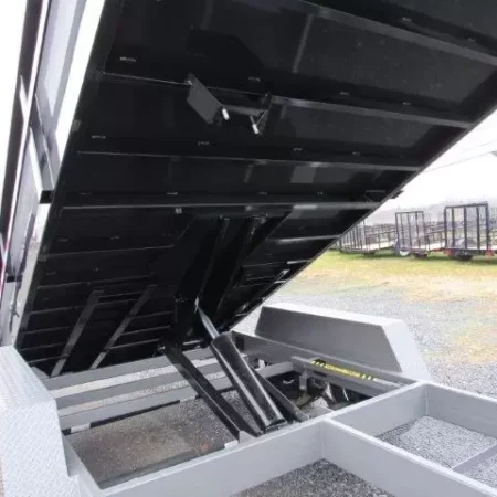 BWise 7 x 14 Gooseneck Dump Trailer Combo Gate & Ramps - Image 6