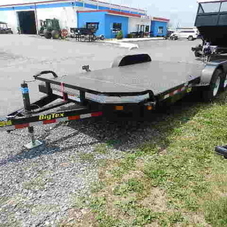 Big Tex 83in x 18′ Steel Deck Car Trailer 10K GVW - Image 2