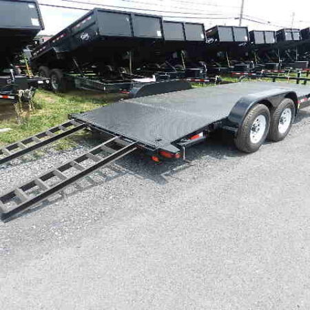 Big Tex 83in x 18′ Steel Deck Car Trailer 10K GVW - Image 5