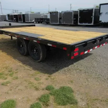 Big Tex 16ft Deckover Equipment Trailer Slide Out Ramps - Image 7