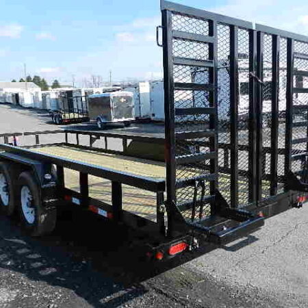 Big Tex 7 x 20 Heavy Duty Landscape Trailer Split Gate - Image 3