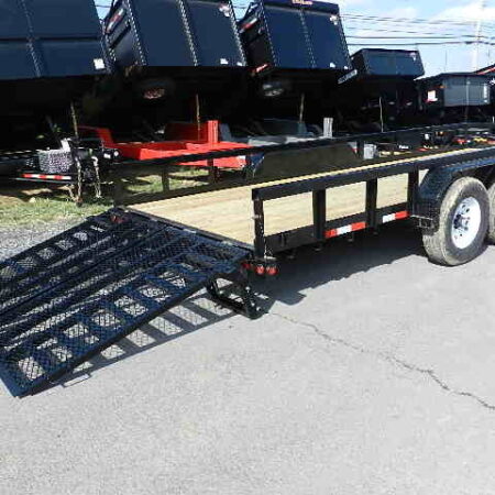 Big Tex 7 x 20 Heavy Duty Landscape Trailer Split Gate - Image 6