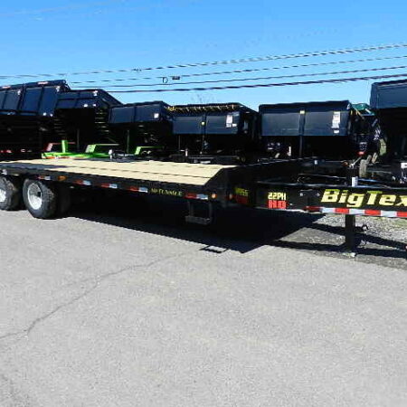 Big Tex 8.5 x 25 Heavy Duty Deckover Equipment Trailer Mega Ramps - Image 2