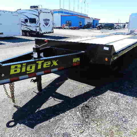 Big Tex 8.5 x 25 Heavy Duty Deckover Equipment Trailer Mega Ramps - Image 3