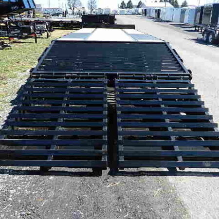 Big Tex 8.5 x 25 Heavy Duty Deckover Equipment Trailer Mega Ramps - Image 6
