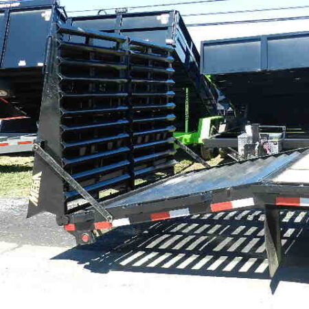 Big Tex 8.5 x 25 Heavy Duty Deckover Equipment Trailer Mega Ramps - Image 7