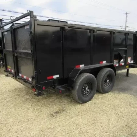 Big Tex 7 x 14 Gooseneck Dump Trailer Solid High Sides - Image 6