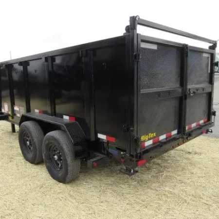 Big Tex 7 x 14 Gooseneck Dump Trailer Solid High Sides - Image 4