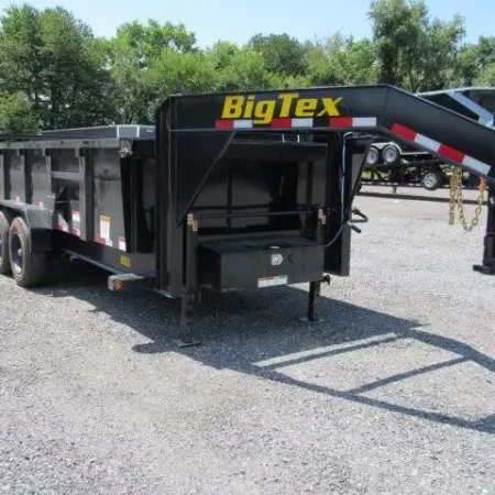 Big Tex 7 x 16 Gooseneck Dump Trailer 10K Axles - Image 6