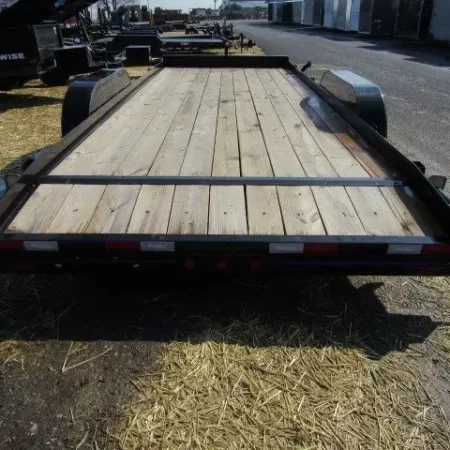 Big Tex Wood Deck Open Car Trailer 83″ x 20′ 10K GVW - Image 2
