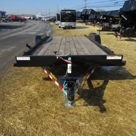 Big Tex Wood Deck Open Car Trailer 83″ x 20′ 10K GVW - Image 4