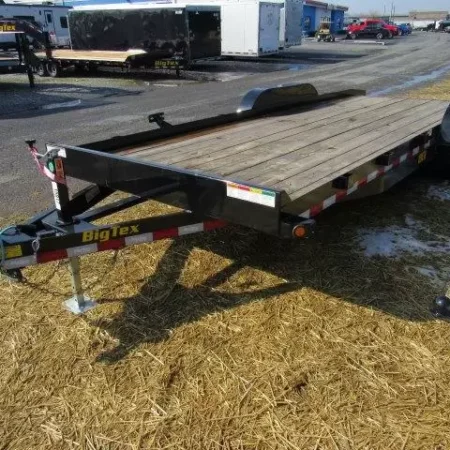 Big Tex Wood Deck Open Car Trailer 83″ x 20′ 10K GVW - Image 5