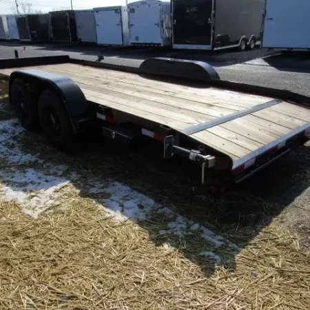 Big Tex Wood Deck Open Car Trailer 83″ x 20′ 10K GVW - Image 6
