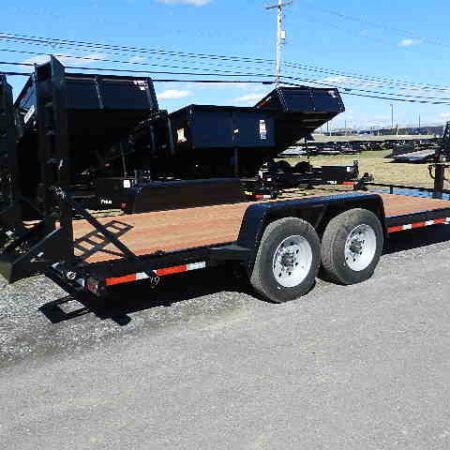 BWise 7 x 18 Heavy Duty Equipment Trailer Ladder Ramps - Image 2