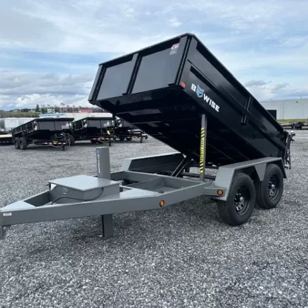 BWise 6 x 10 Low Profile Dump Trailer Hydraulic Jack - Image 6