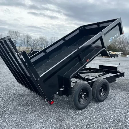 BWise 6 x 12 Dump Trailer Landscape Ramp - Image 4