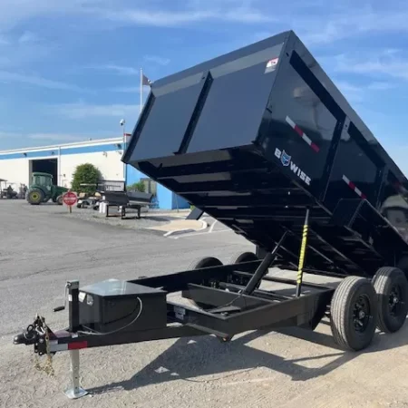BWise 7 x 12 High Side Dump Trailer Barn Doors - Image 3