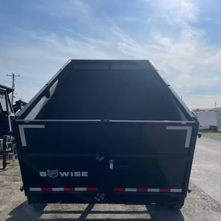 BWise 7 x 12 High Side Dump Trailer Barn Doors - Image 6
