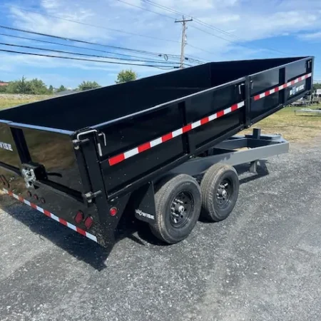 BWise 7 x 16 Deckover Dump Trailer Fold Down Sides - Image 3