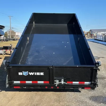 BWise 7 x 16 Gooseneck Dump Trailer - Image 10