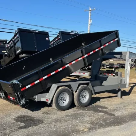 BWise 7 x 16 Gooseneck Dump Trailer - Image 8