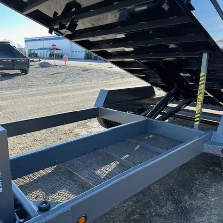 BWise 7 x 16 Gooseneck Dump Trailer - Image 7