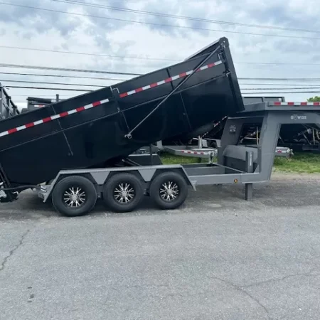 BWise 7 x 16 Gooseneck Tri-Axle Dump Ultimate Dump Trailer - Image 2