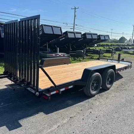 BWise 7 x 18 Low Profile Equipment Trailer - Image 4