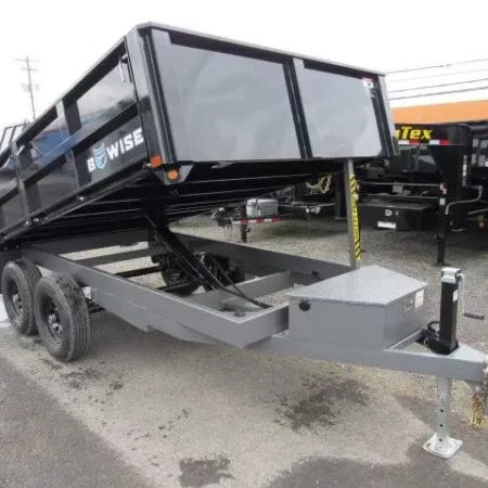 BWise 7 x 12 Deckover Dump Trailer Fold Down Sides - Image 3