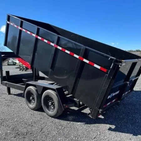 BWise 7 x 16 Gooseneck Dump Trailer - Image 6