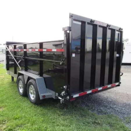 BWise 7 x 16 Heavy Duty Gooseneck Dump Ultimate Dump Trailer - Image 10
