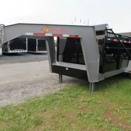 BWise 7 x 16 Heavy Duty Gooseneck Dump Ultimate Dump Trailer - Image 13